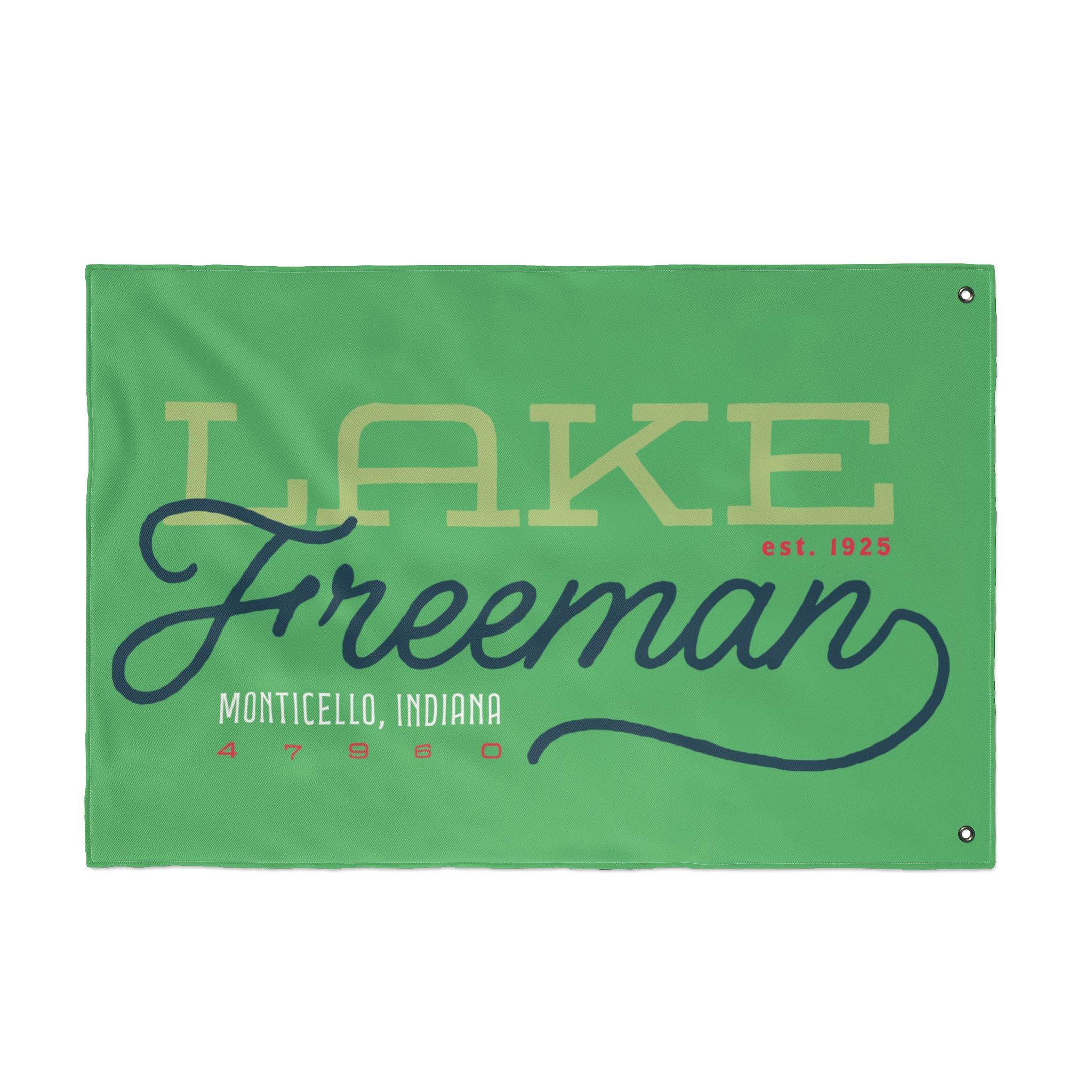 Lake Freeman Double-Sided Flag