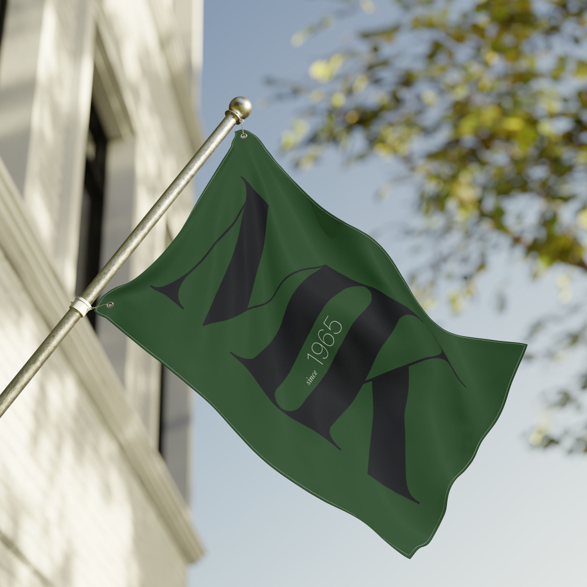 Meridian Kessler Monogram MK Double-Sided Flag