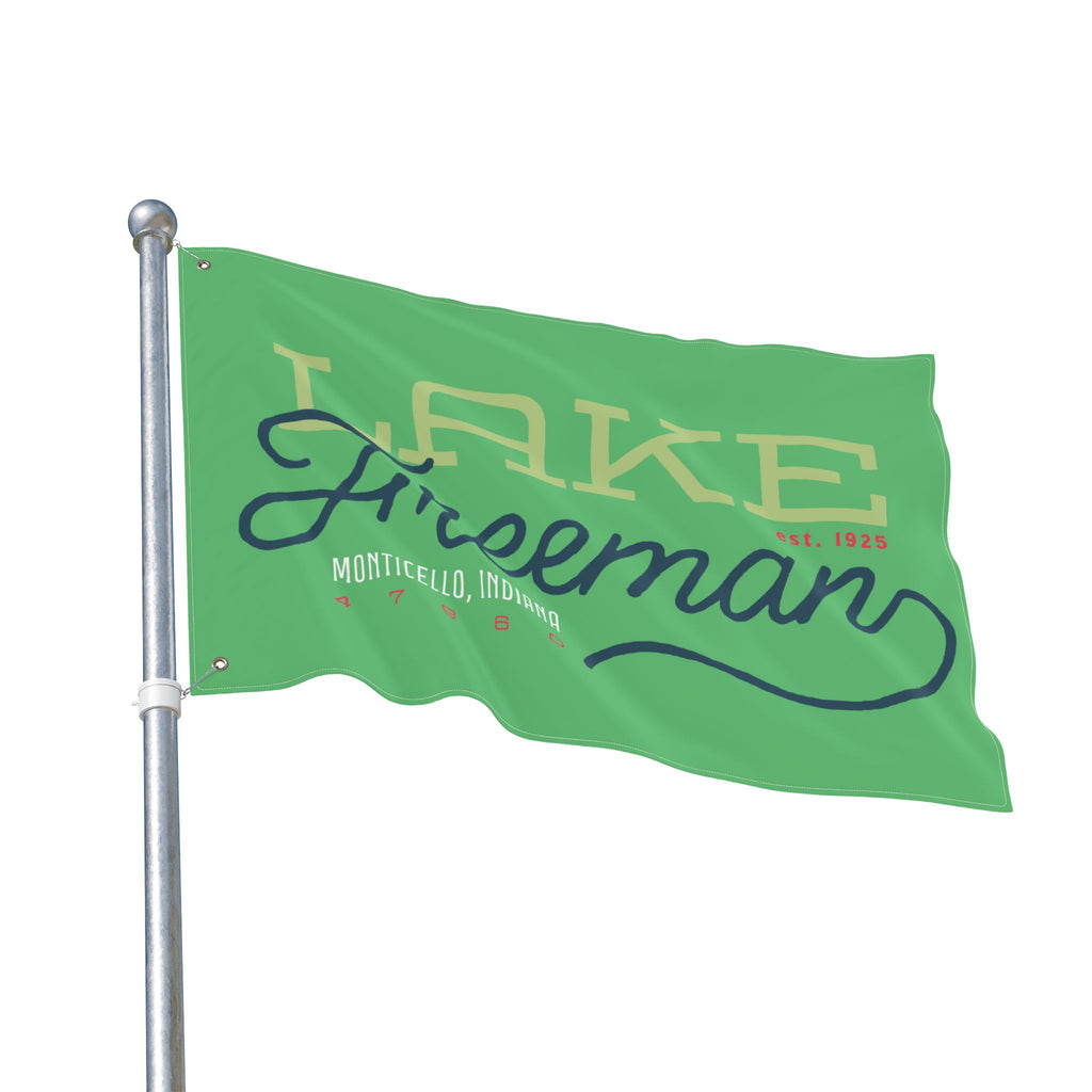 Lake Freeman Double-Sided Flag