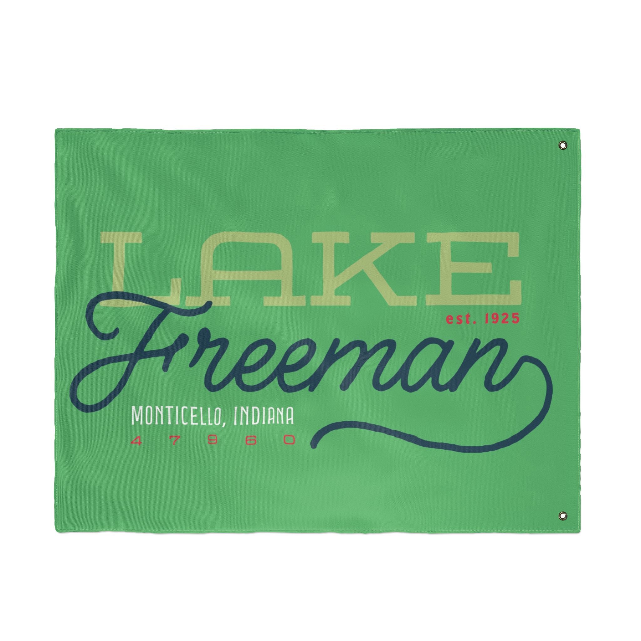 Lake Freeman Double-Sided Flag