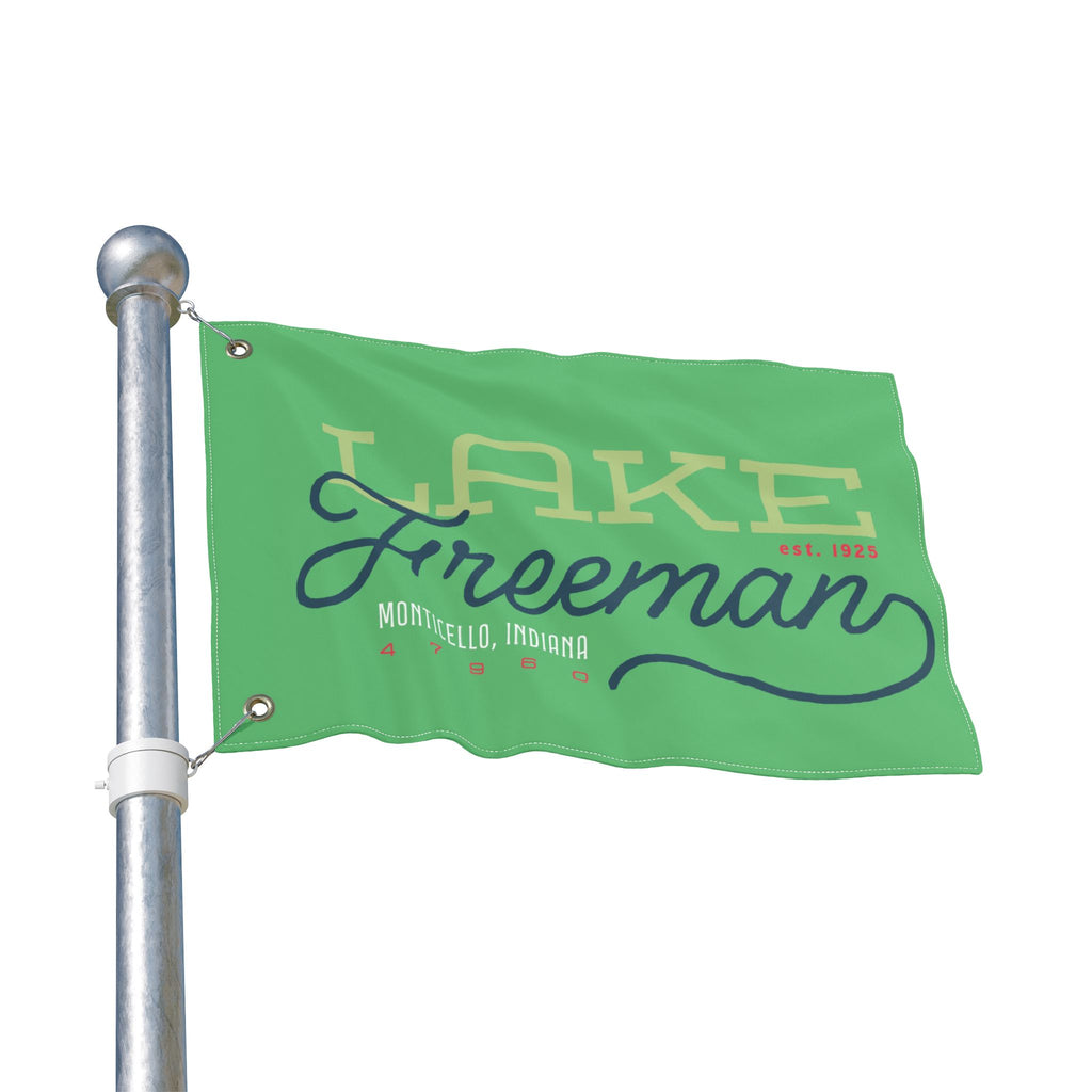 Lake Freeman Double-Sided Flag