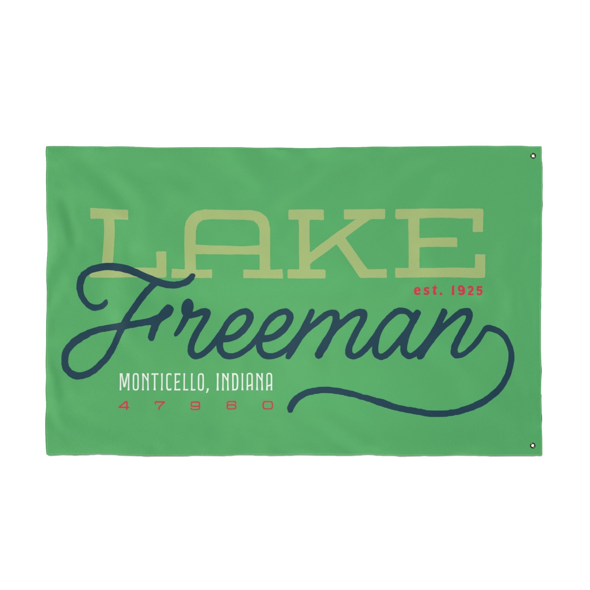 Lake Freeman Double-Sided Flag