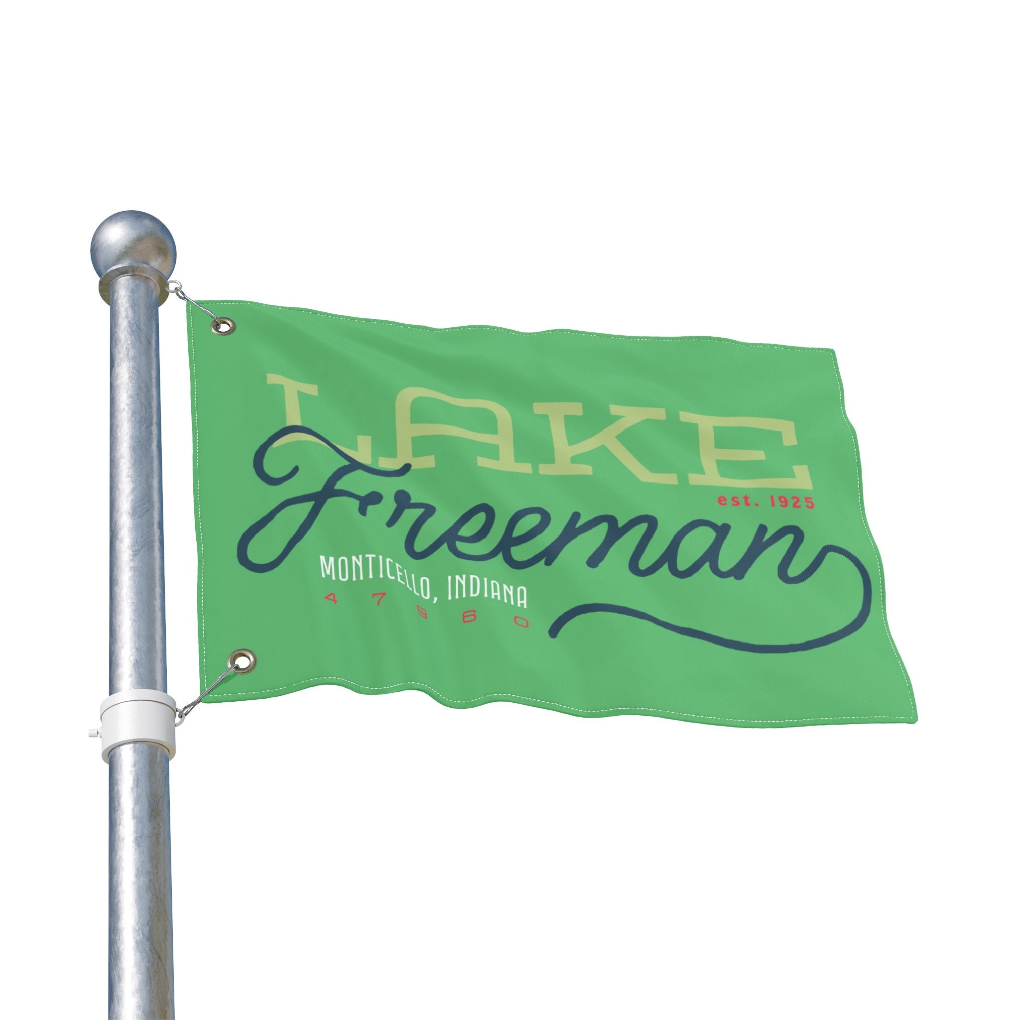 Lake Freeman Double-Sided Flag