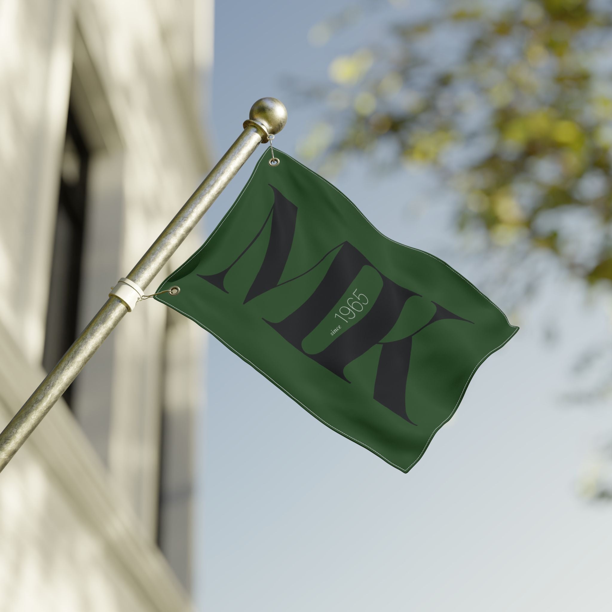 Meridian Kessler Monogram MK Double-Sided Flag