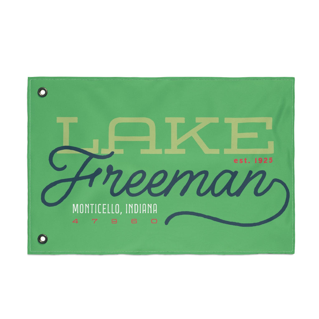 Lake Freeman Double-Sided Flag
